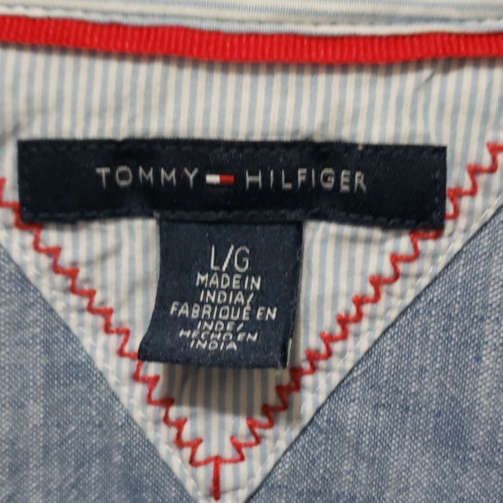 Tommy Hilfiger Chanbray Denim Shirt - Picture 3 of 5